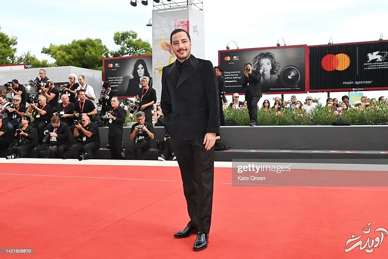 (تصاویر) نوید محمدزاده، دایانا حبیبی و وحید جلیلوند روی فرش قرمز ونیز